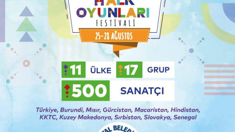 Kartal Belediyesi 2. Uluslararası Halk Oyunları Festivali Başlıyor