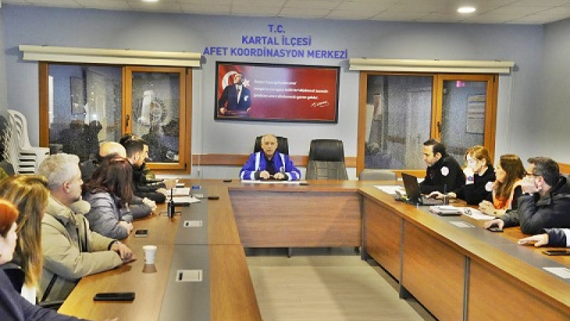 Kartal’da Afet Koordinasyon Toplantısı yapıldı
